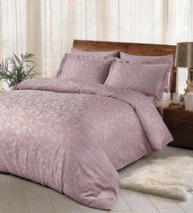 Двоспальний Євро комплект TAC Brinley Lilac Жаккард 60173320 фото